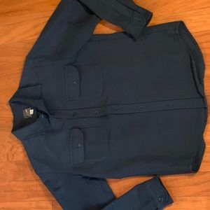 J CREW MEN'S FELTED BUTTON FRONT WORKSHIRT